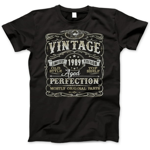 Born in 1989 Retro Style Vintage Limited Edition T-shirt Tee Top 30th Birthday 
